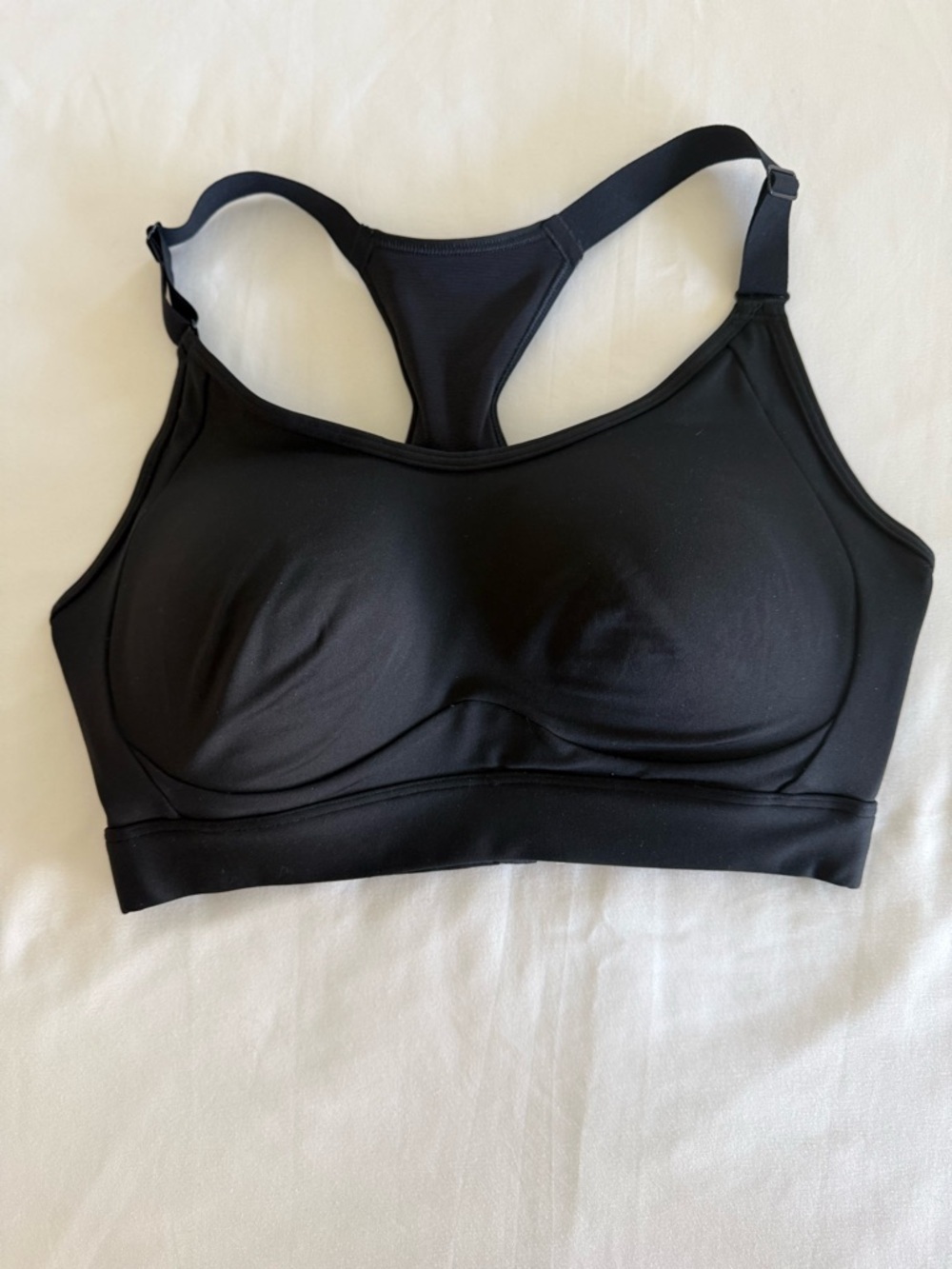 GYMSHARK Black Racerback Sports Bra - 34 D/DD